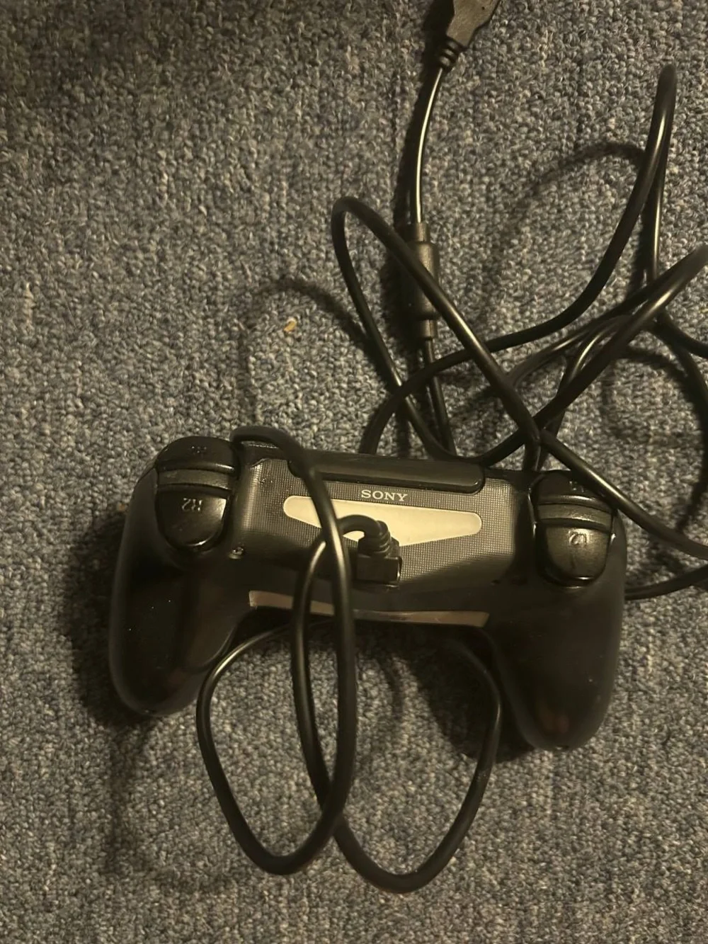 Sony Black Wired DualShock-Style PlayStation Controller